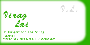 virag lai business card